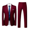 Conjunto de trajes de tres piezas para hombre, ideal para ocasiones formales y eventos importantes.