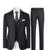 Conjunto de trajes de tres piezas para hombre, ideal para ocasiones formales y eventos importantes.